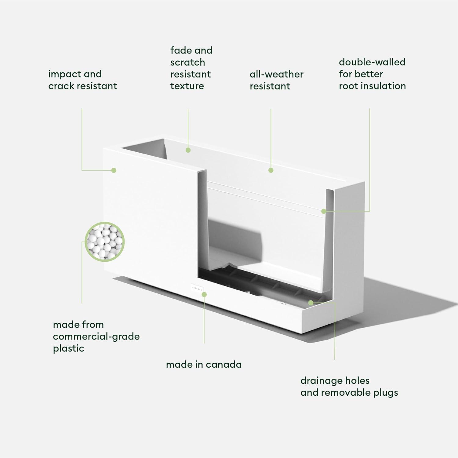 Block Series Long Box Planter