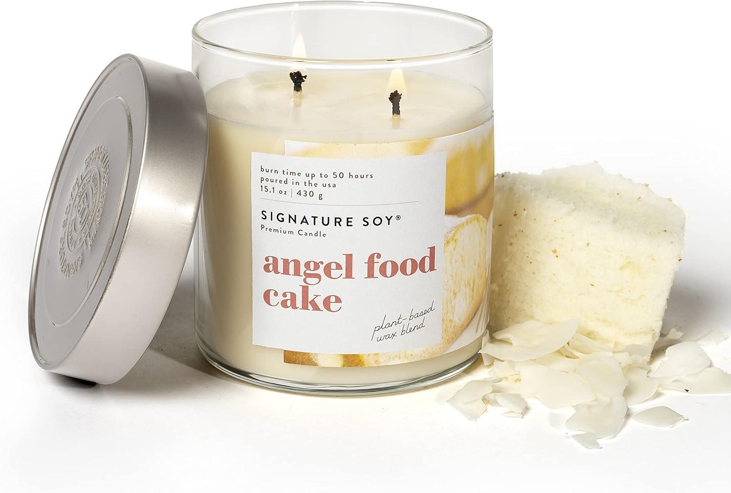 Signature Soy Signature Soy Lidded Angel Food Cake Scented Candle