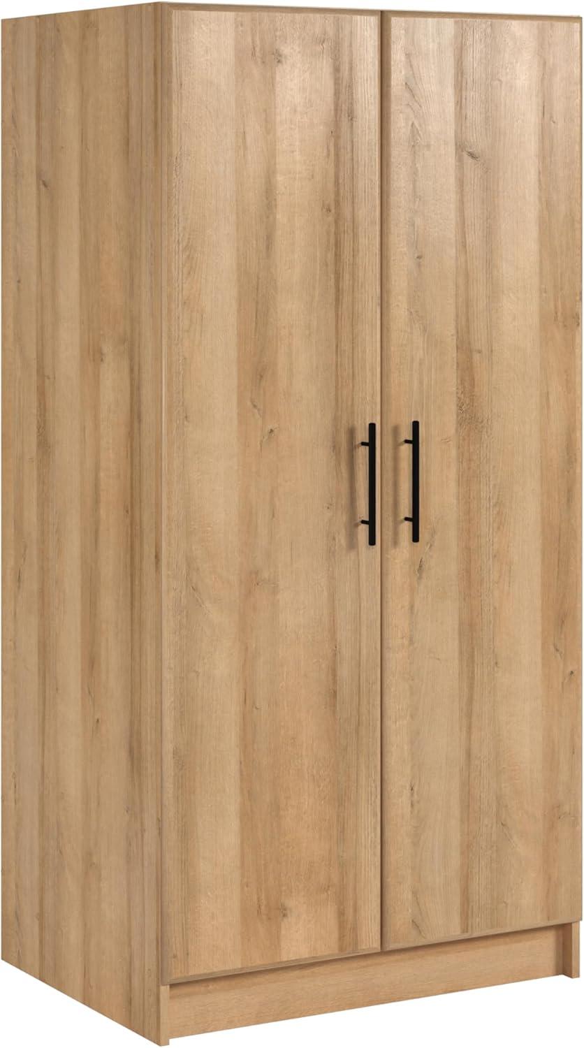 Prepac 32" Elite Storage Cabinet Oak