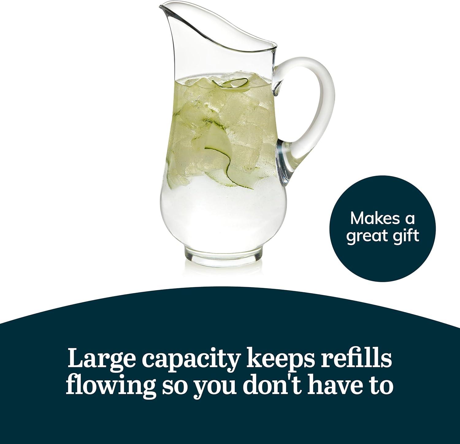 Libbey Atlantis Glass Pitcher, 73 oz.