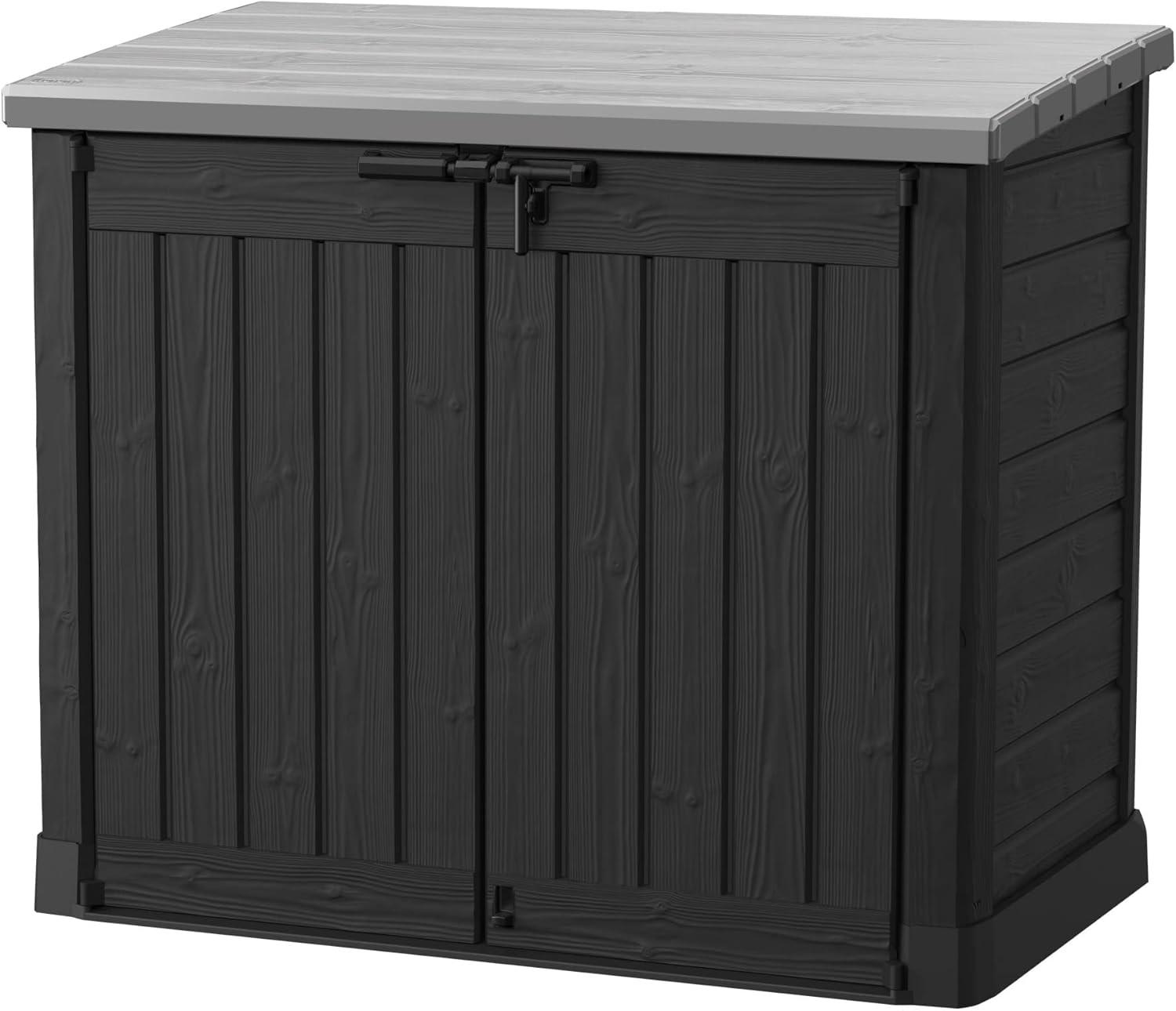Keter Keter Store It Out Prime Durable Resin Outdoor Storage Shed With Floor and Double Doors for Garden Patio Furniture and Tools