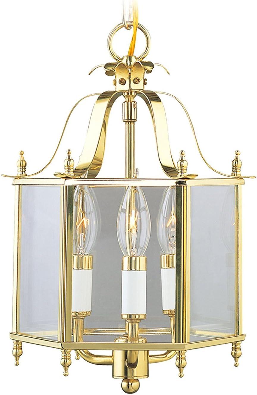 Livex Lighting Livingston 3 - Light Chandelier in  Polished Brass