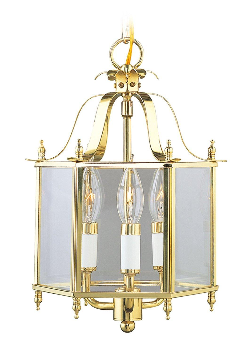 Livex Lighting Livingston 3 - Light Chandelier in  Polished Brass