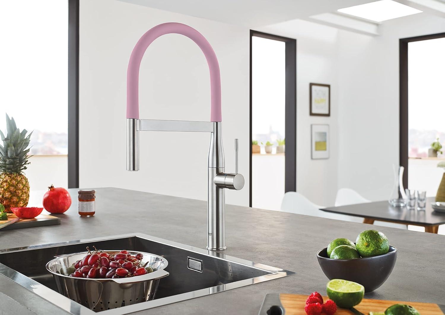 Essence New Single Handle Kitchen Faucet with SilkMove® and with Accessories