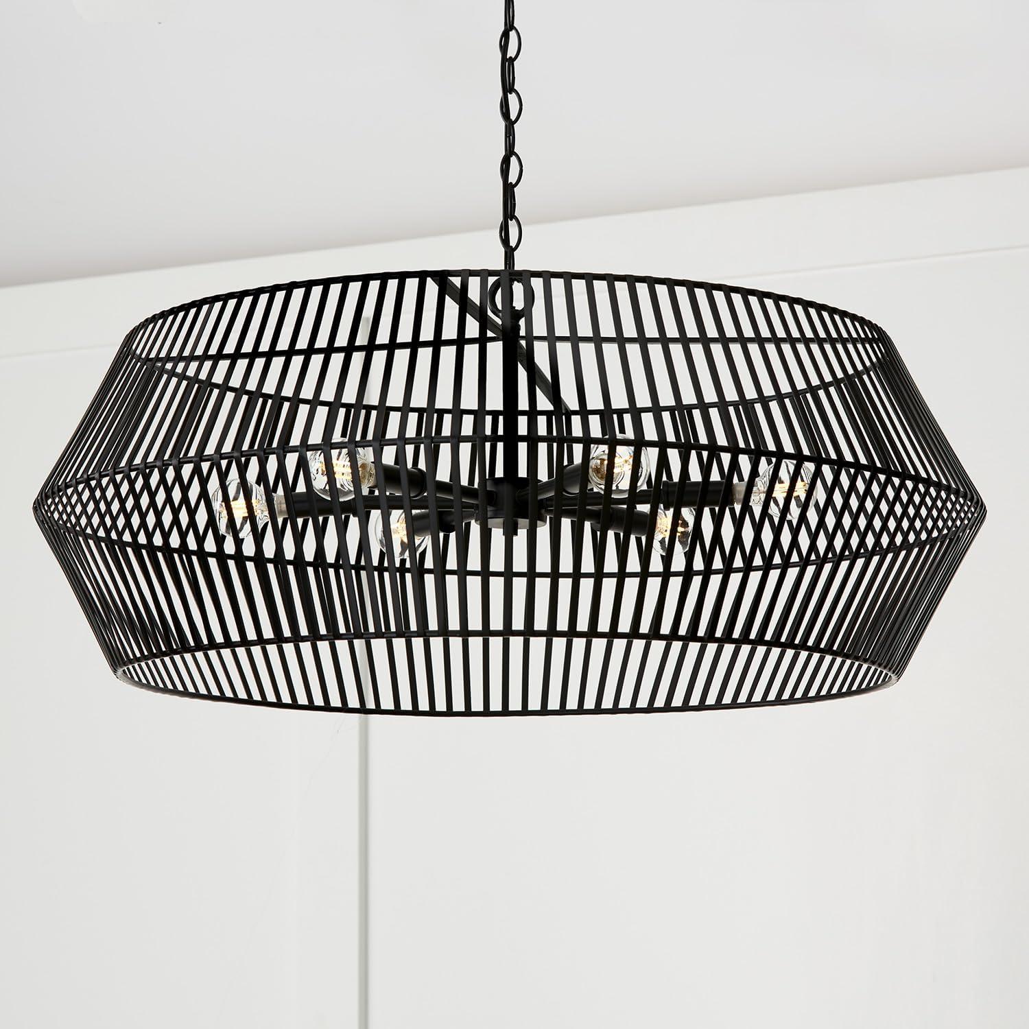 Capital Lighting Kaiya 6 - Light Dimmable Cage Chandelier