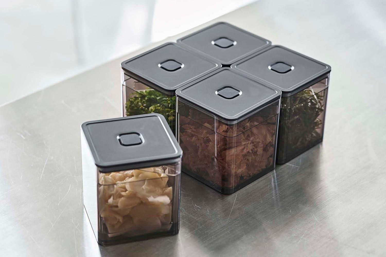 Yamazaki Home Tower Yamazaki Home Airtight Food Storage Container With Lid Square Spice Or Vegetable Holder & Reviews | Wayfair