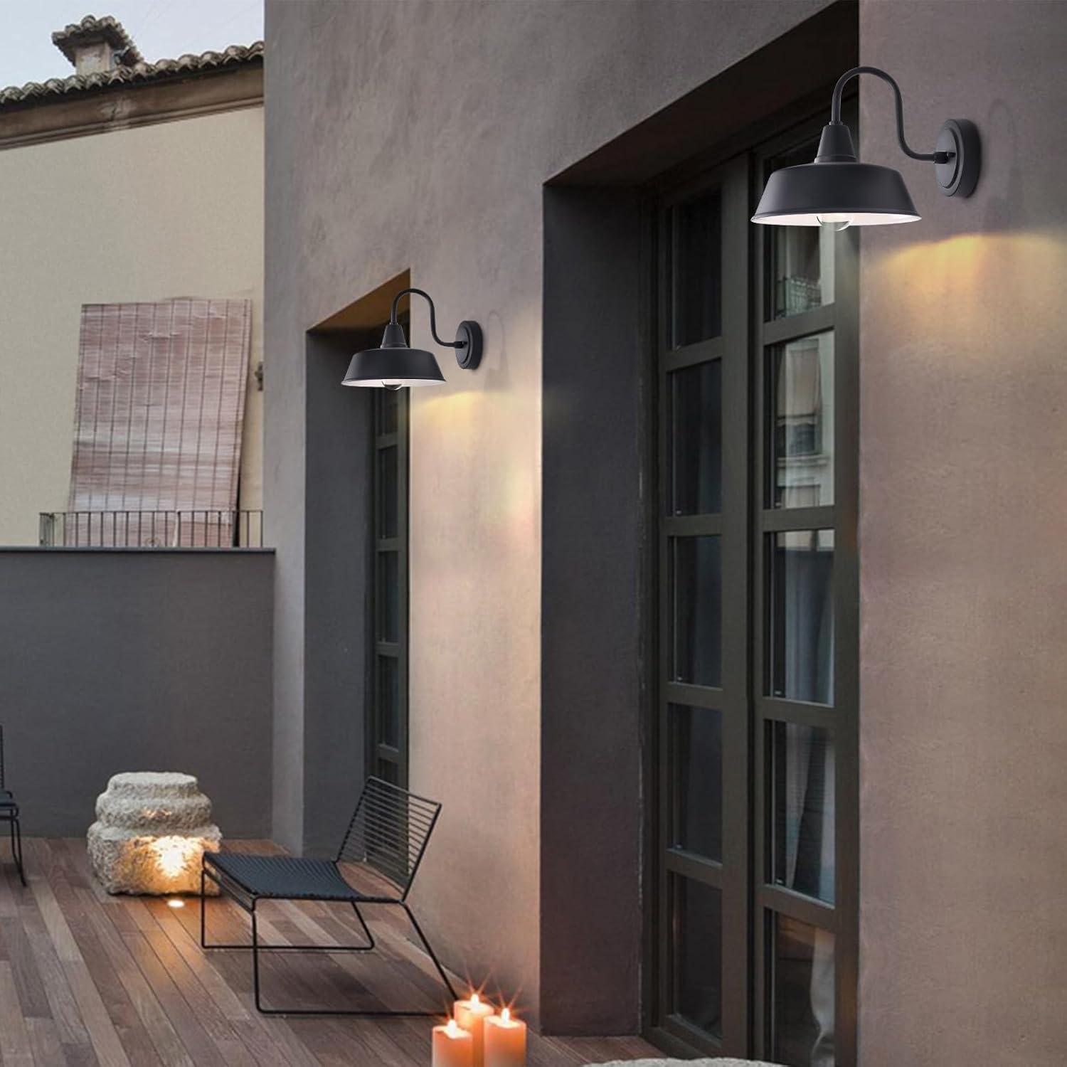 Blakeston Single Light Bell Outdoor Aluminum Wall Light