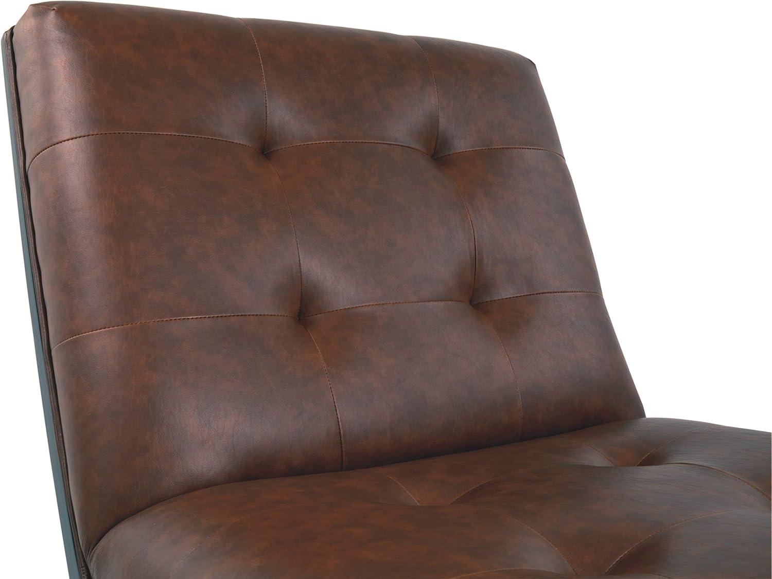 Signature Design by Ashley Contemporary Sidewinder Accent Chair  Brown