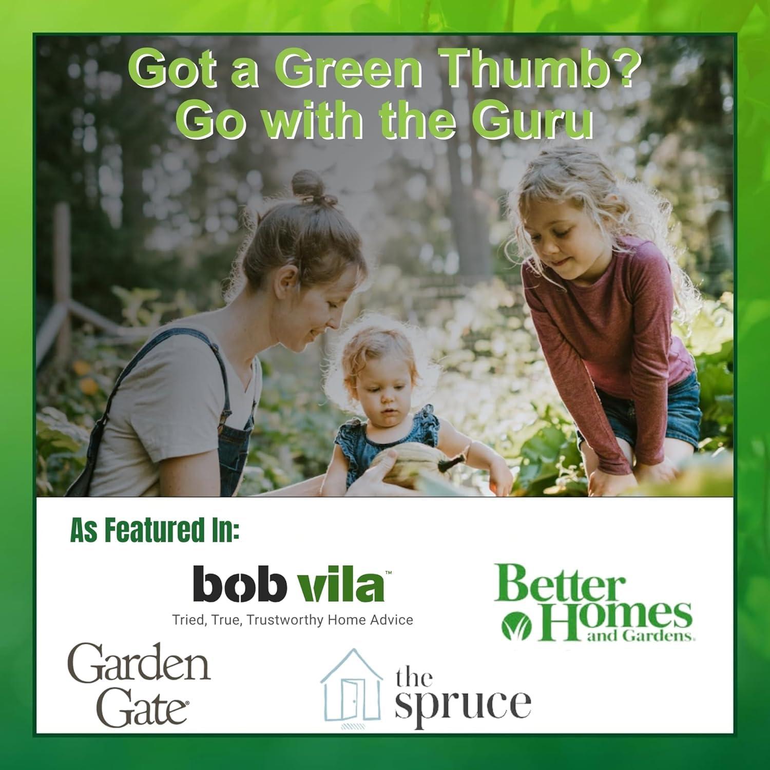 Garden Guru Hand Rake Cultivator Claw Soil Tiller - Military Grade Steel - Rust Resistant - 5 Tine Japanese Ninja Claw - Comfortable Wood Handle - Perfect Pulverized and Aerated Soil