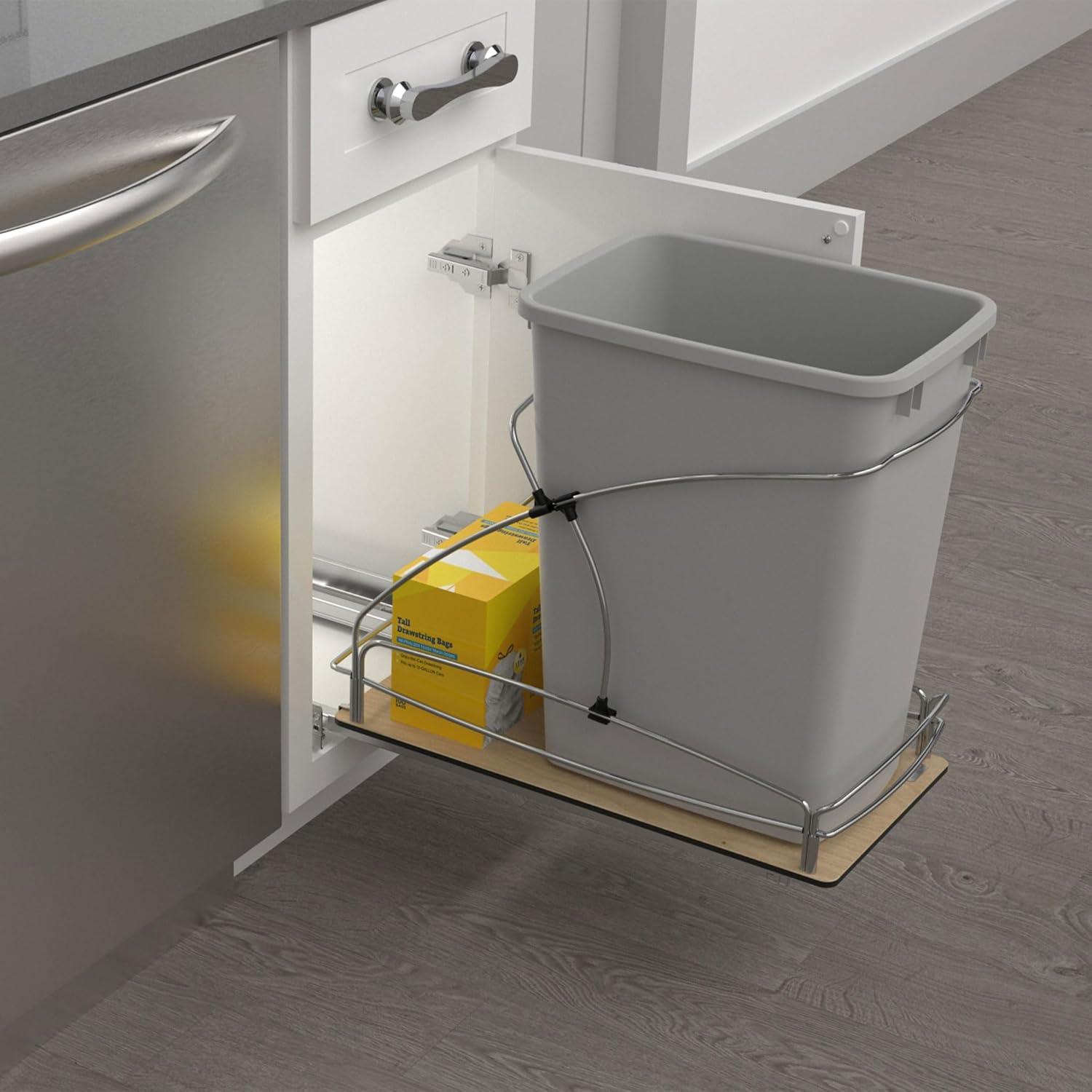 Rev-A-Shelf Rev-A-Shelf Double 27 qt. Pullout Trash Containers