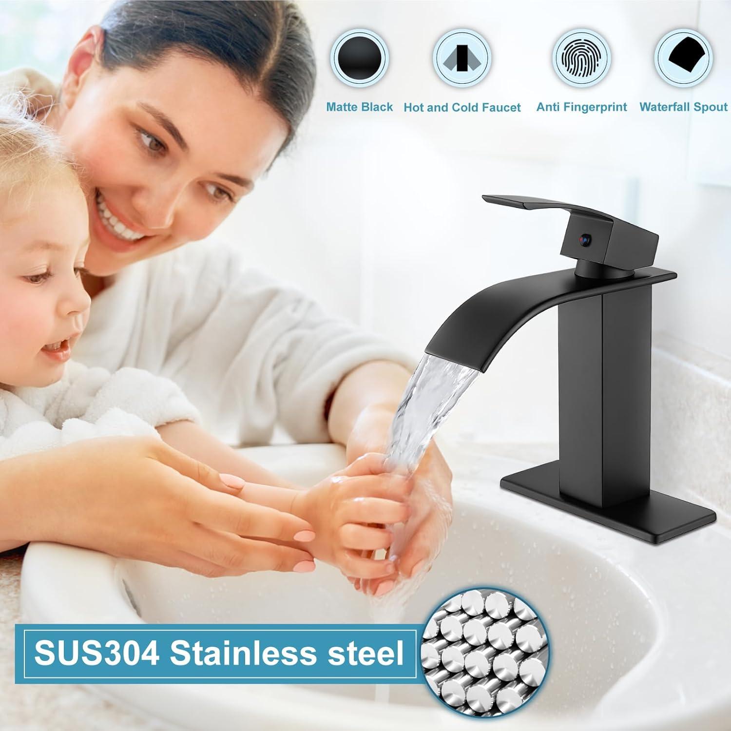 Single-Hole Single-handle Bathroom Faucet