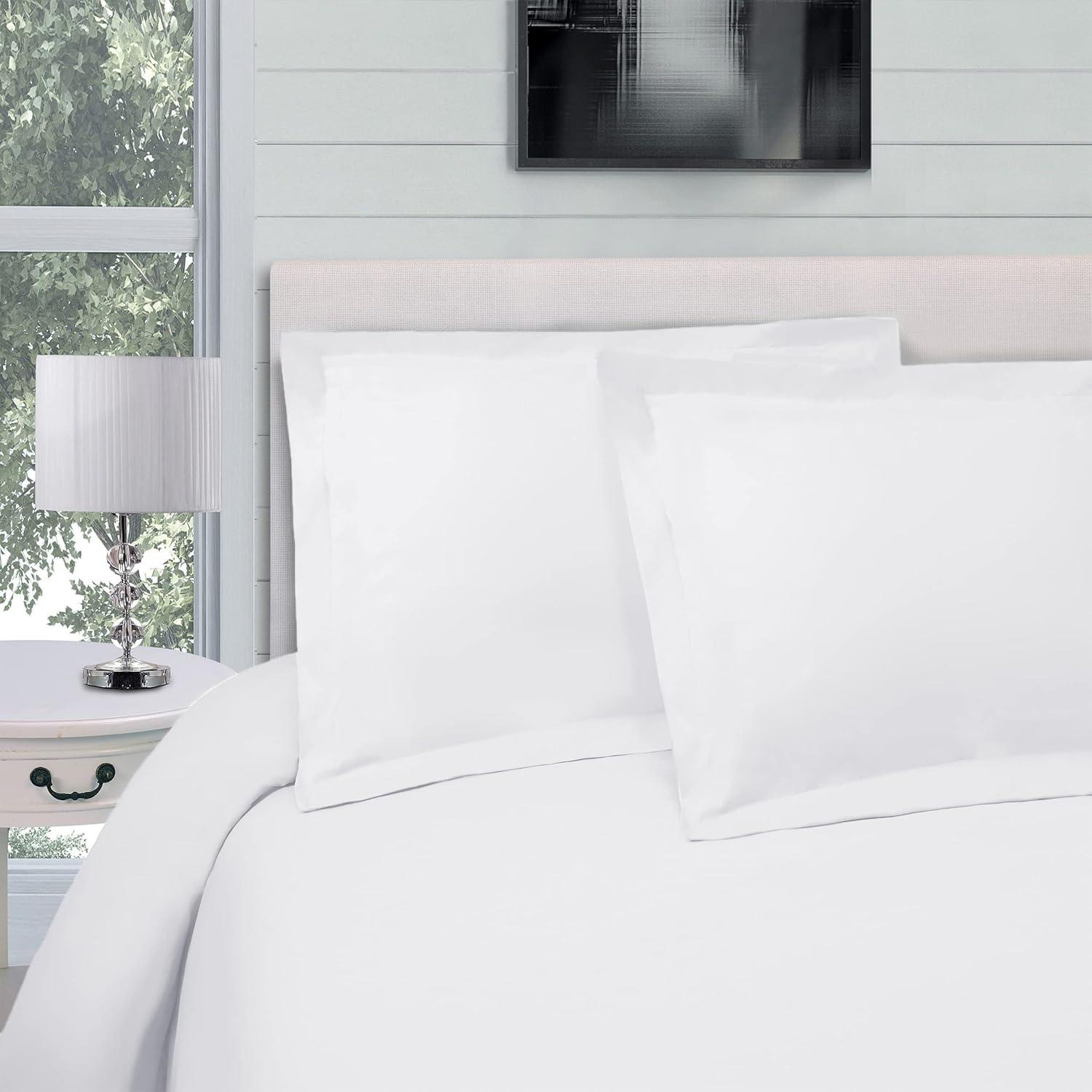 Superior Egyptian Cotton Duvet Cover Set, Full/ Queen, White