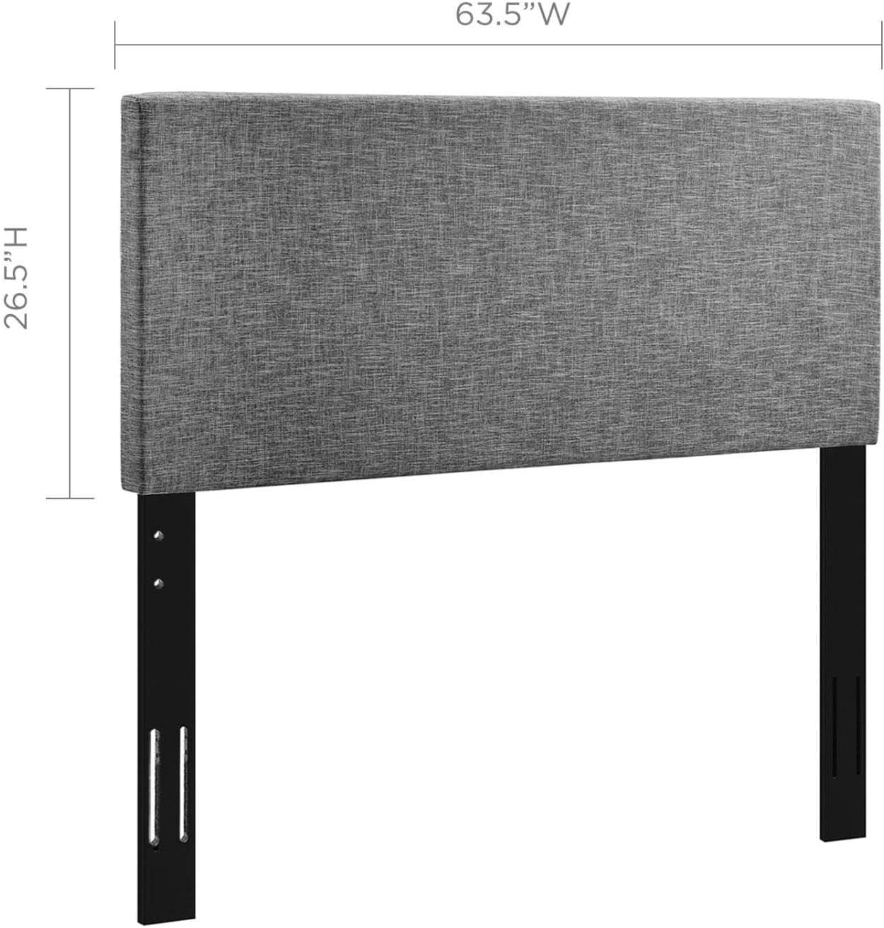 Carson Carrington Stryn Upholstered Linen Fabric Headboard by Modway