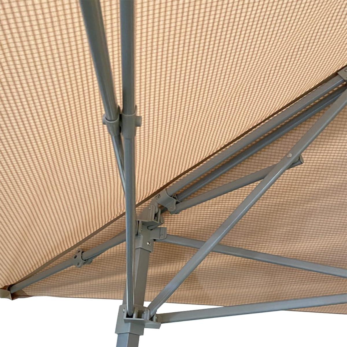 Garden Winds Custom Fit Replacement Canopy Top Cover Compatible with The MasterCanopy, ABCCanopy, and Cooshade 13' x 13' Instant Shelter - Upgraded Performance RIPLOCK 350 Fabric - Nutmeg