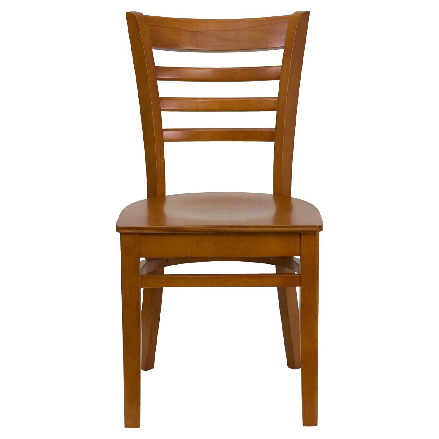 Red Barrel Studio® Ladder Back Wooden Restaurant Chair