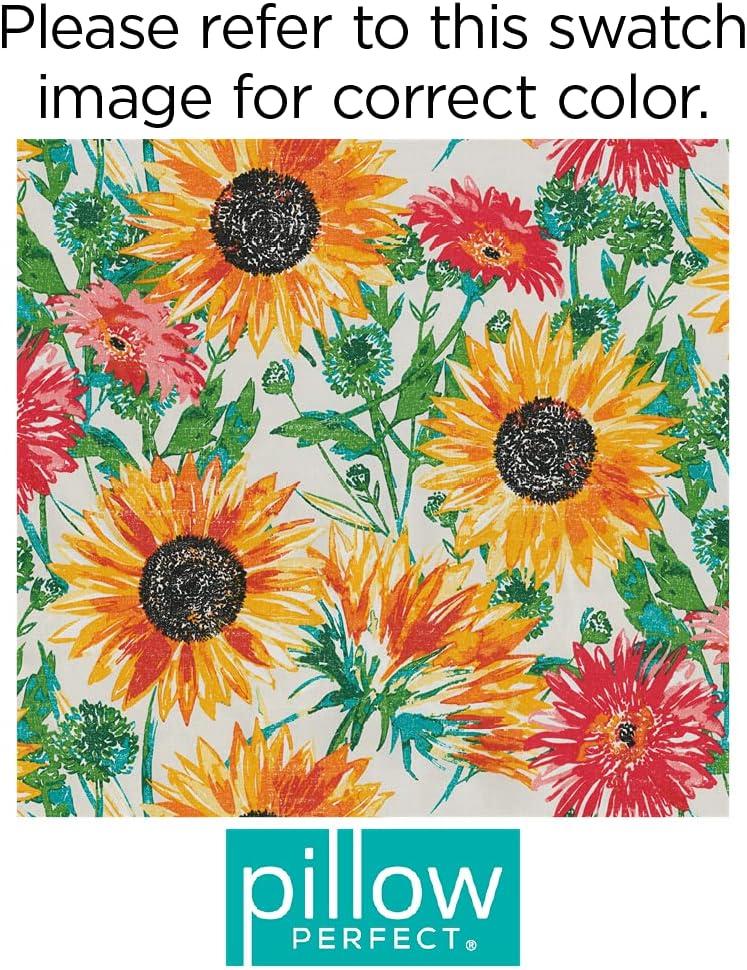 Sunburst Sunflowers Rectangular Indoor/Outdoor Throw Pillow Set