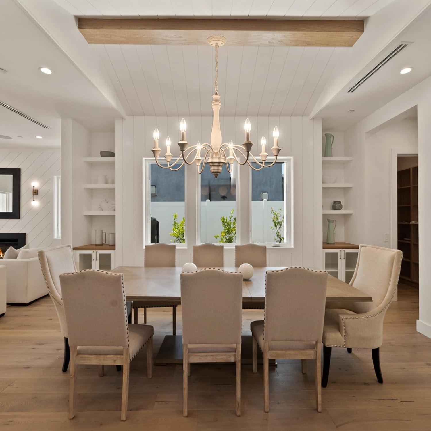 16-Lights Wagon Wheel Chandelier 47 Inch Black Farmhouse Chandelier Large Chandeliers for High Ceilings Round Modern Farmhouse Chandeliers Ceiling Light for Living Room Dining Room Foyer Entryway