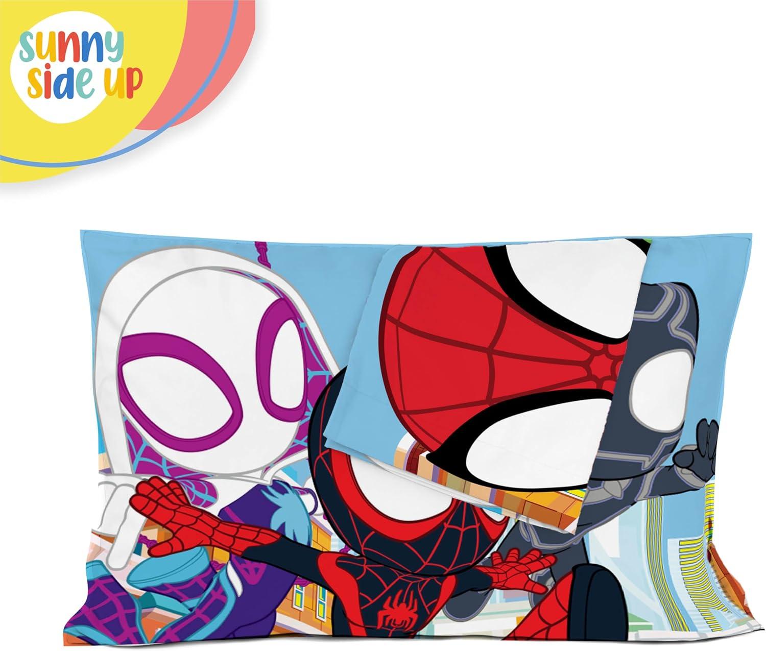 Marvel Spidey & Hulk Reversible Kids Pillowcases Set