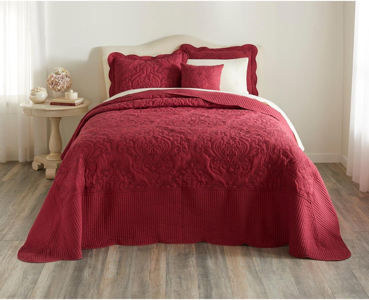 BrylaneHome Amelia Bedspread - Queen, Seaglass