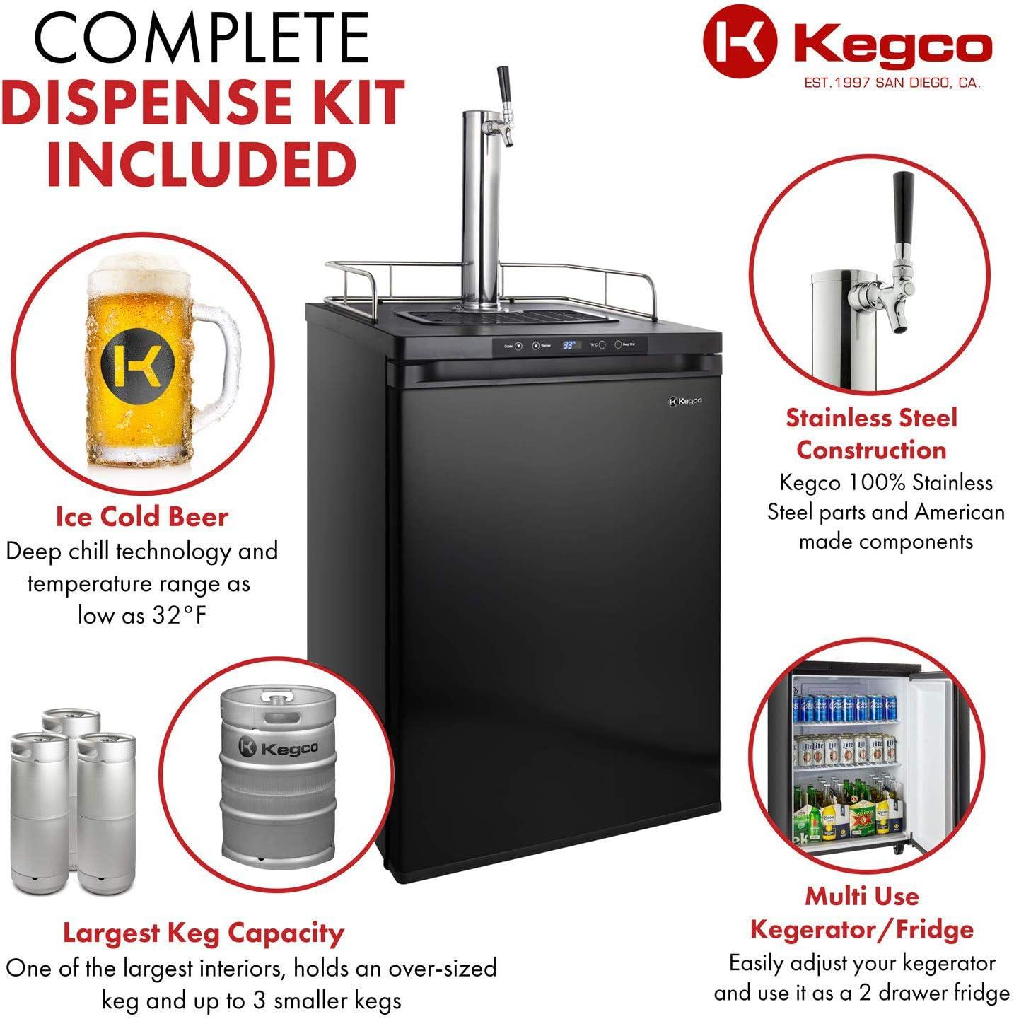 Kegco K309B-1 Keg Dispenser