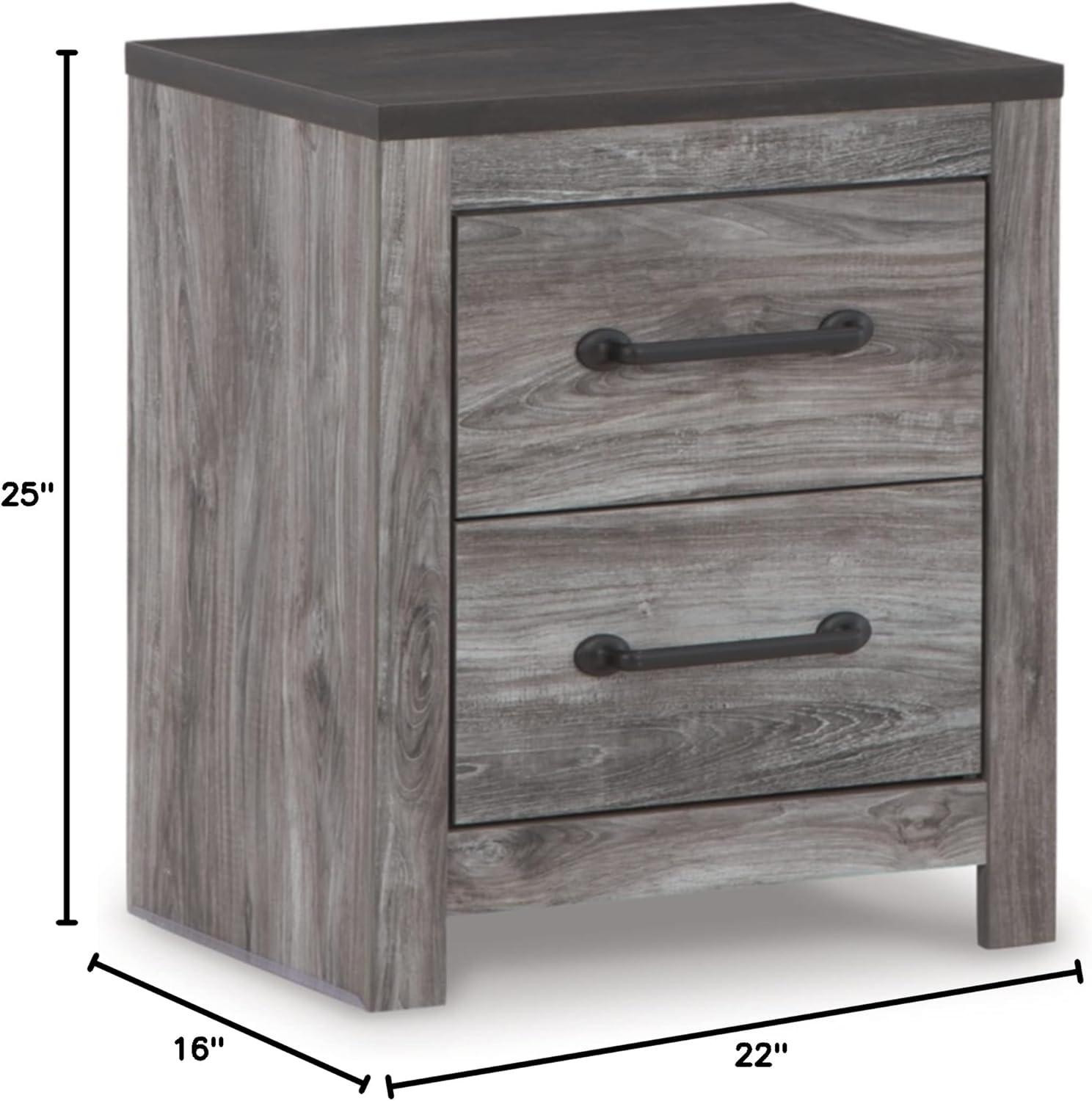 Bronyan 2 Drawer Night Stand