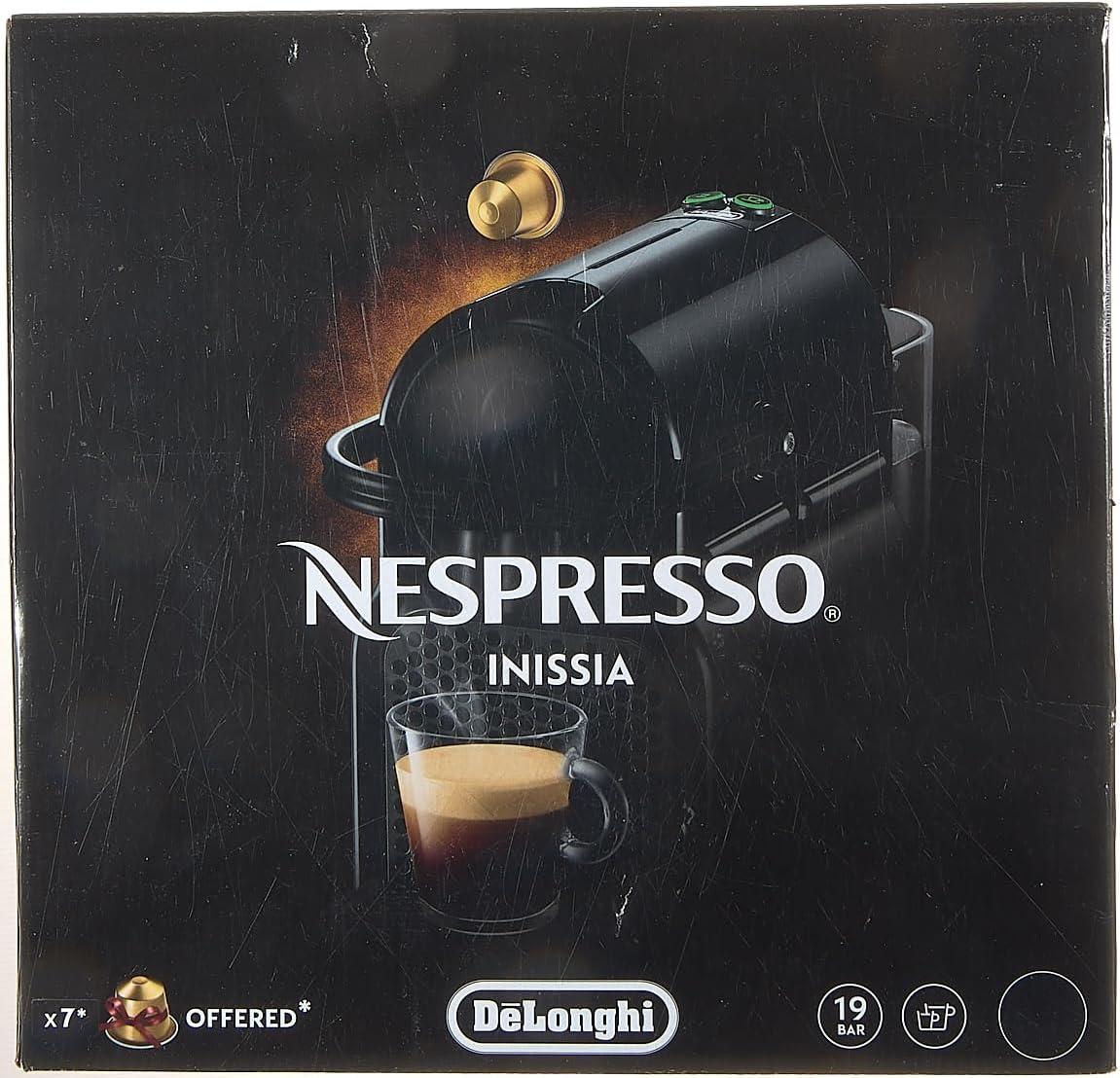 Compact Black Automatic Nespresso Pod Espresso Machine