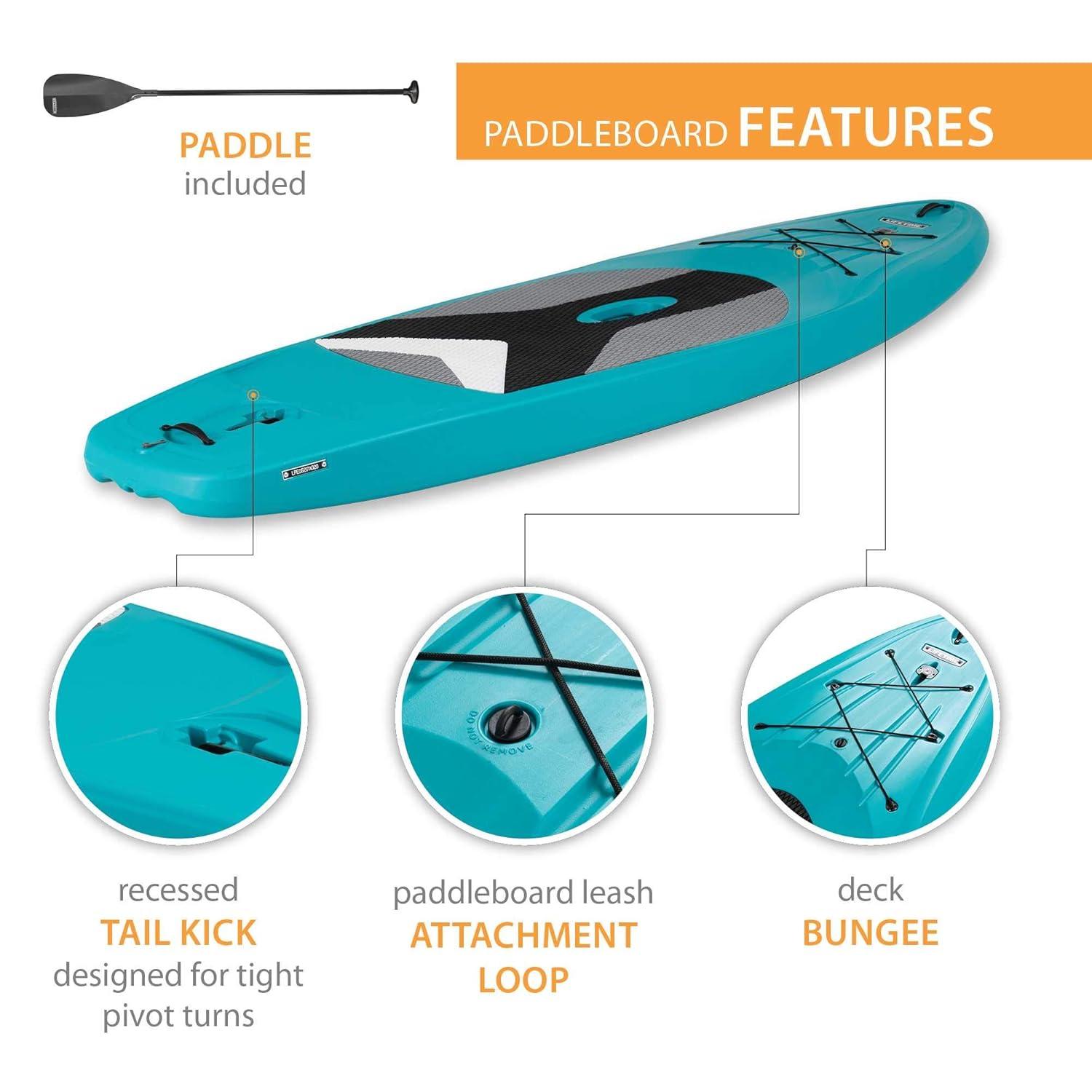 Lifetime Horizon 100 Stand-Up Paddleboard (Paddle Included) - Teal - 90715