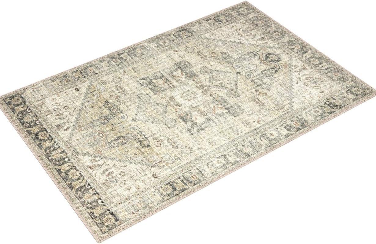 Loloi II Skye SKY-13 Natural / Sand Oriental Area Rug 7'-6" x 9'-6"