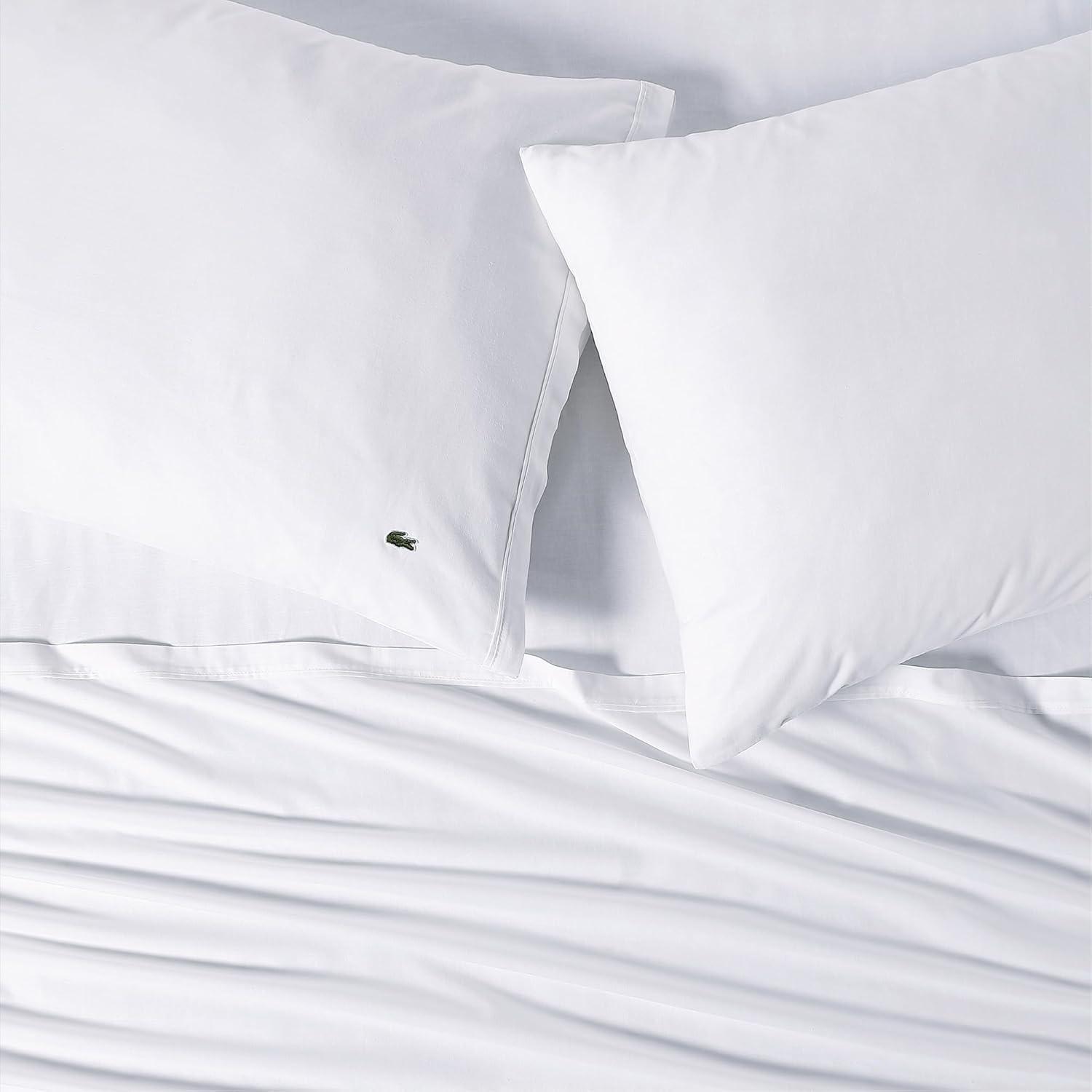 Lacoste Lacoste Cotton Percale 200 Thread Count 100% Cotton Sheet Set