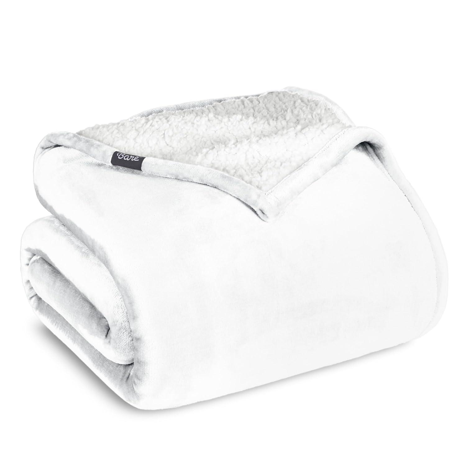 Bare Home Sherpa Fleece Blanket