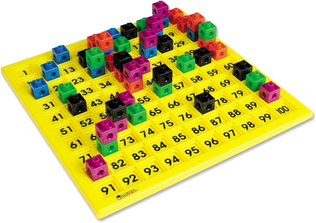 Learning Resources Hundred Number Board, Plastic, Ages 5+