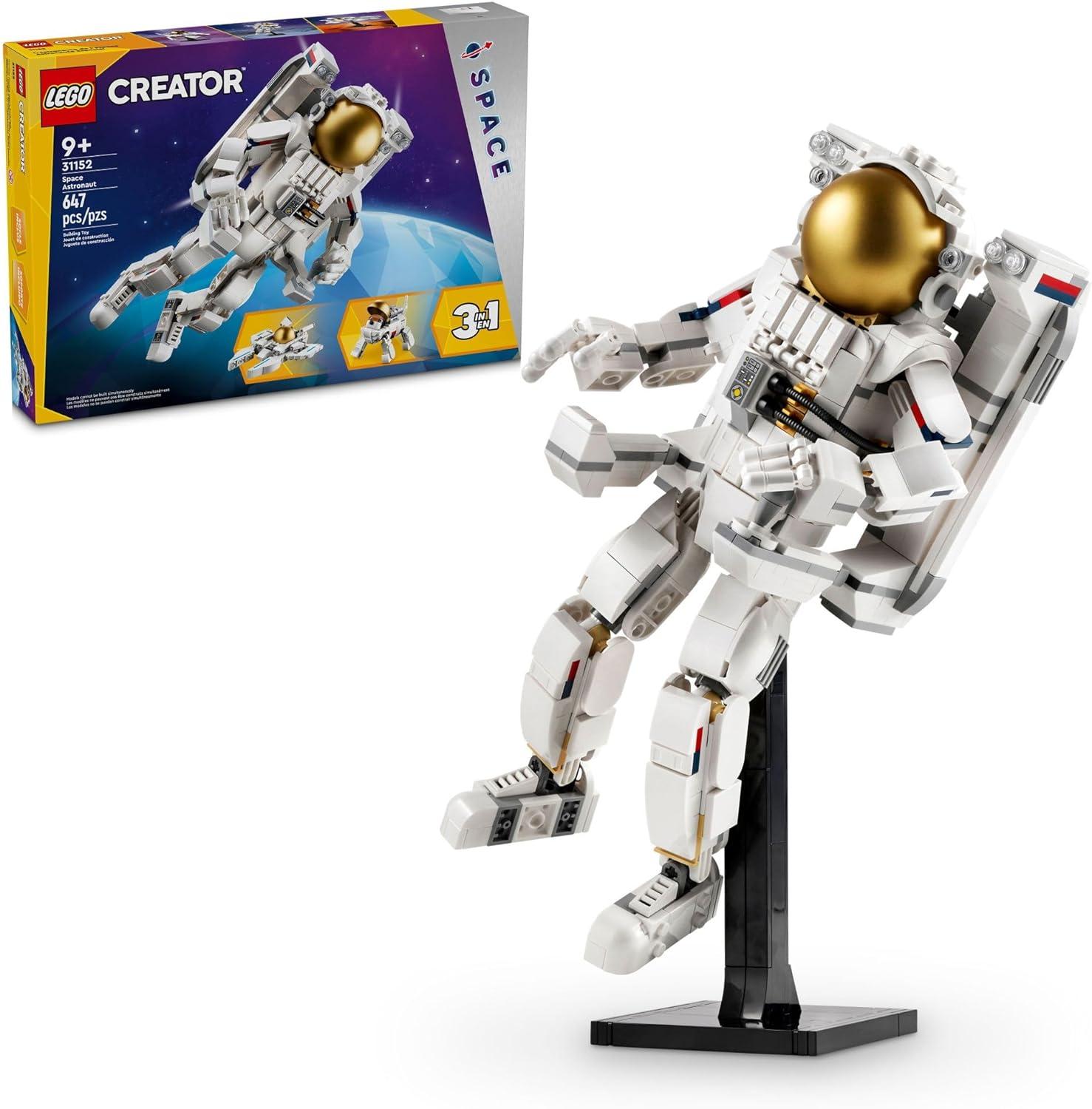 LEGO Creator 3 in 1 Space Astronaut Toy Set, Science Toy 31152