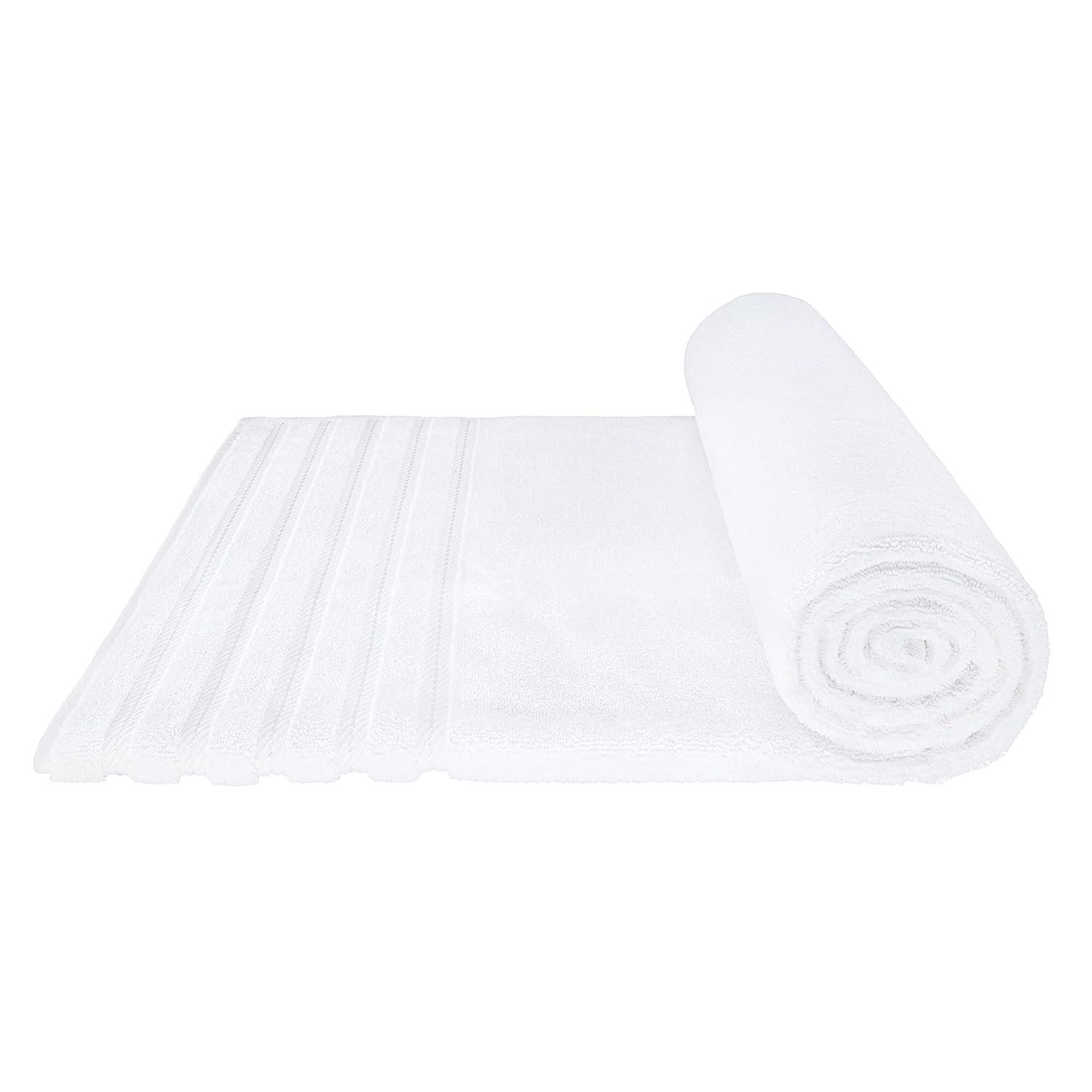 American Soft Linen Luxury 35x70 Jumbo Large Bath Towel, 100% Cotton Turkish Bath Towel Sheet, White