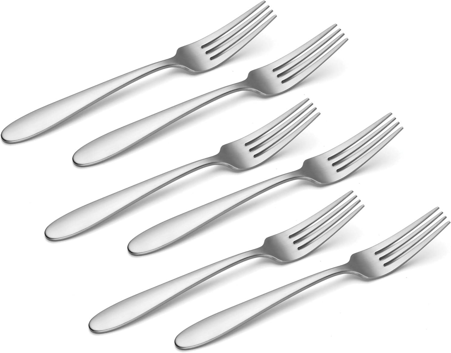 Vale Stainless Steel 6-Piece Dinner Fork Set