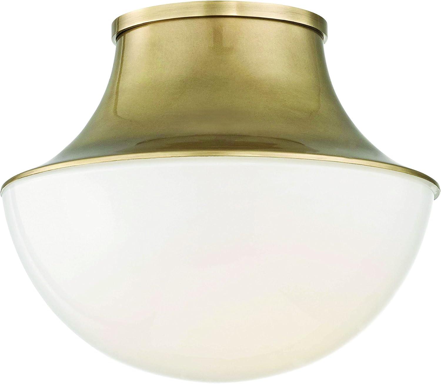 Randi Flush Mount Light - Brass