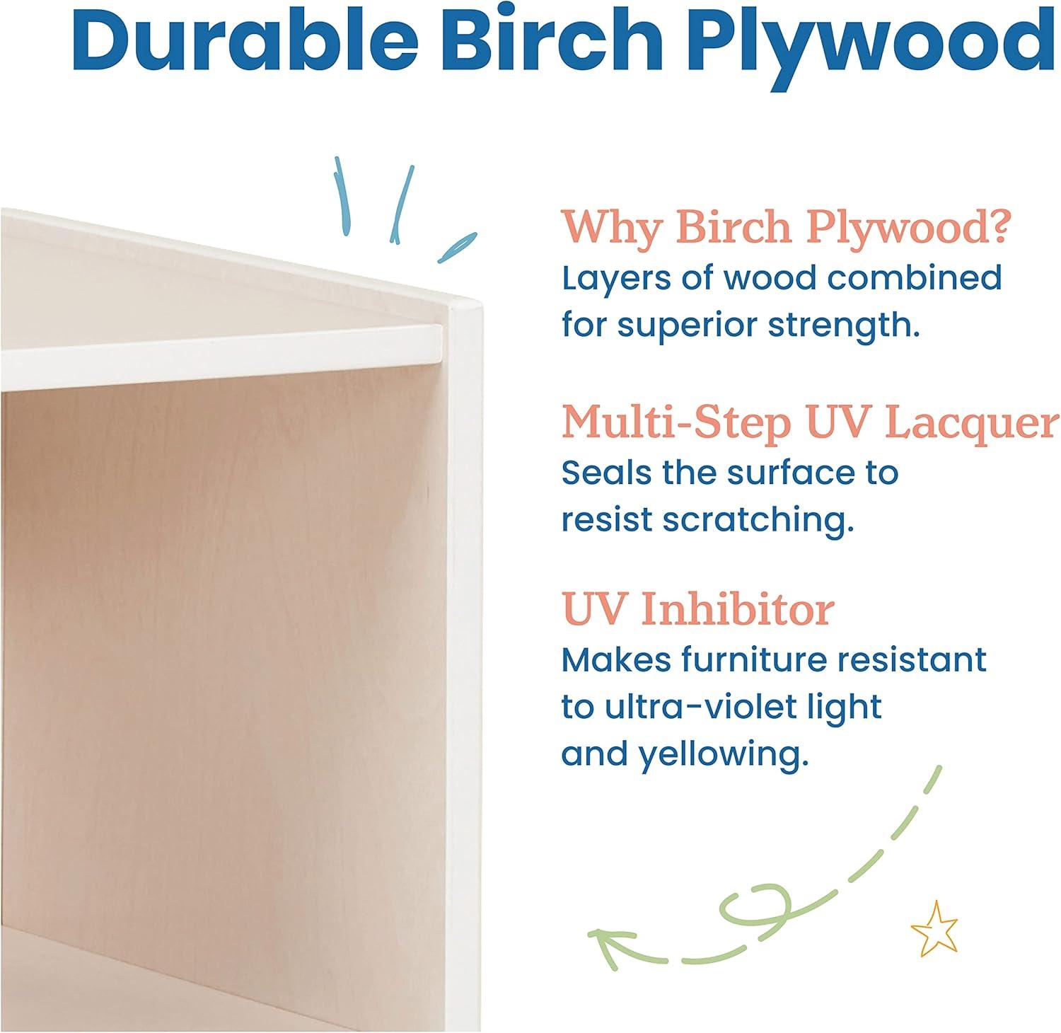 ECR4Kids ECR4Kids Tabletop Book Display, Adjustable, Library Storage