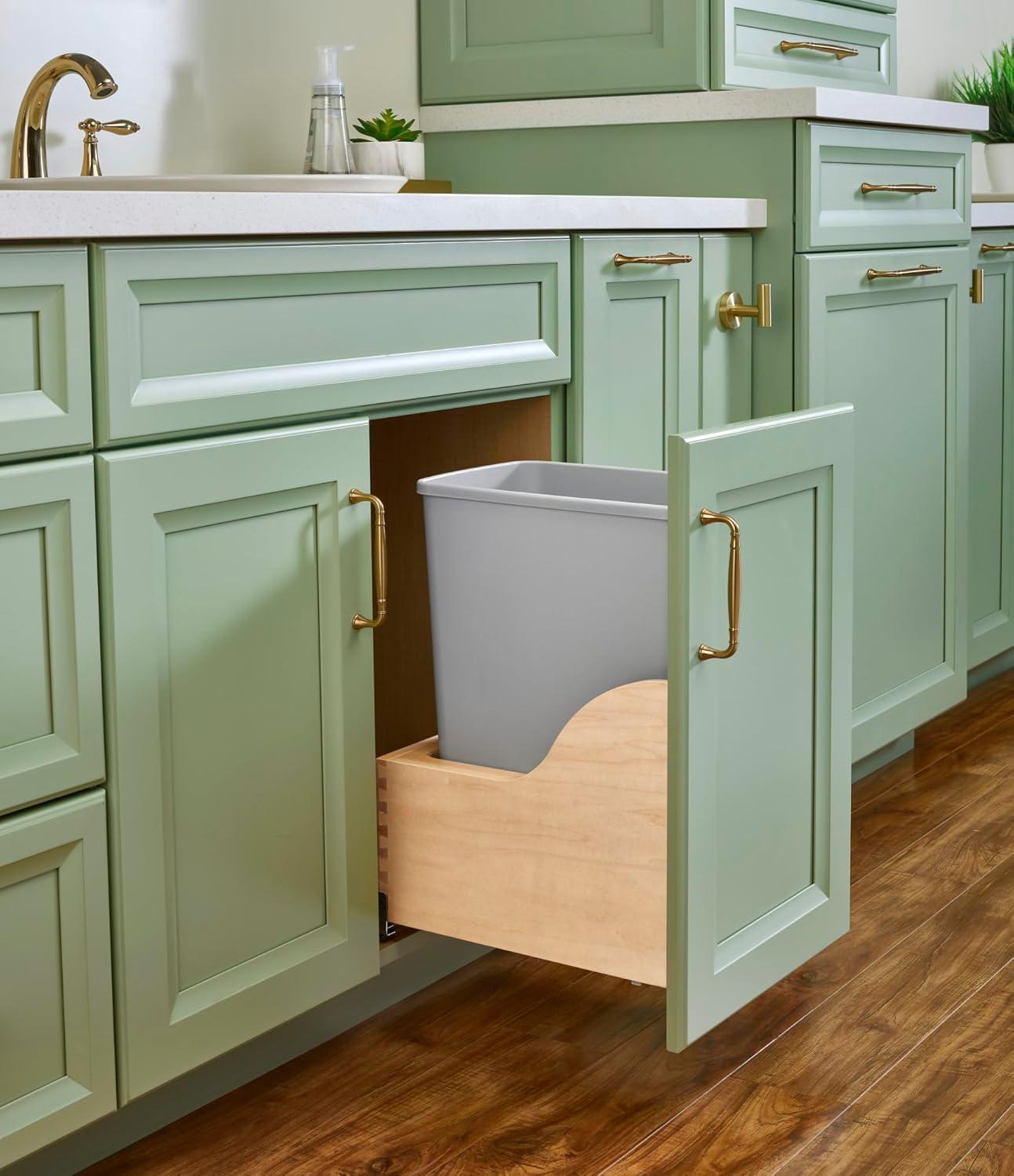 Rev-A-Shelf Rev-A-Shelf Pullout Trash Can with Soft-close Slides