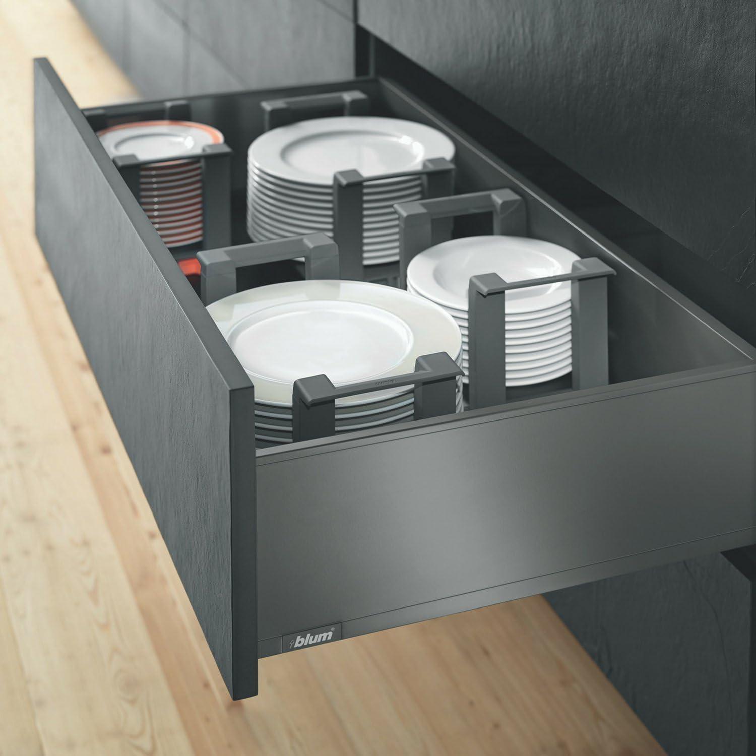 Adjustable Gray Nylon and Stainless Steel Plate Holder