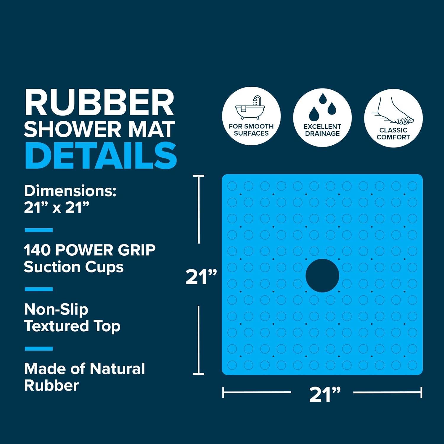 Symple Stuff Sandweiler Rubber Shower Mat