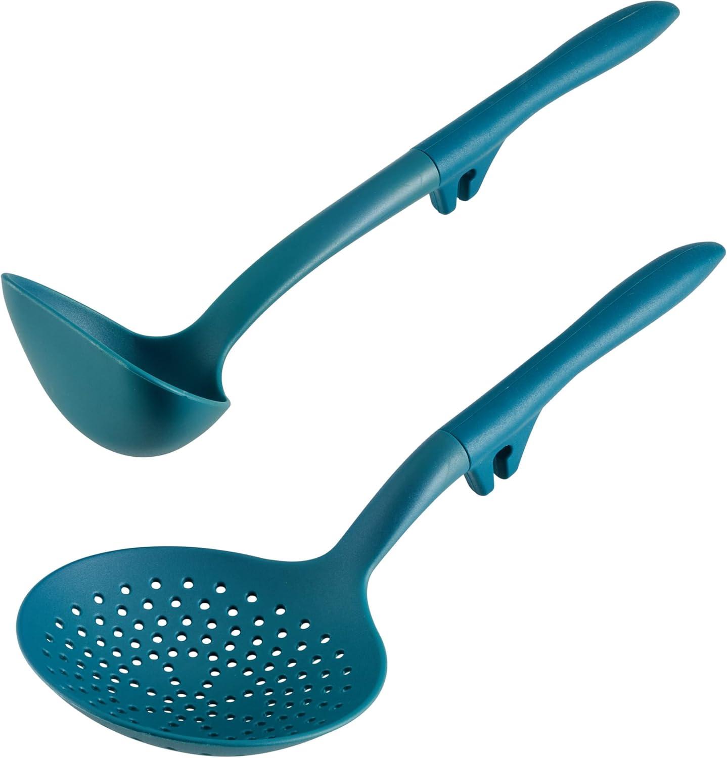 Rachael Ray Rachael Ray Lazy Tool Kitchen / Cooking Utensils Set, 2 Piece, Teal