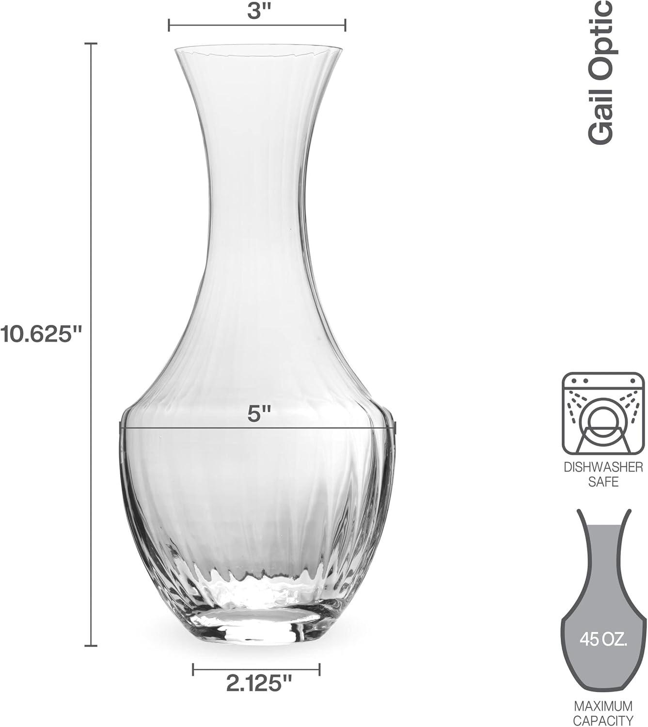 Gail Optic Lead-Free Crystal Carafe Decanter