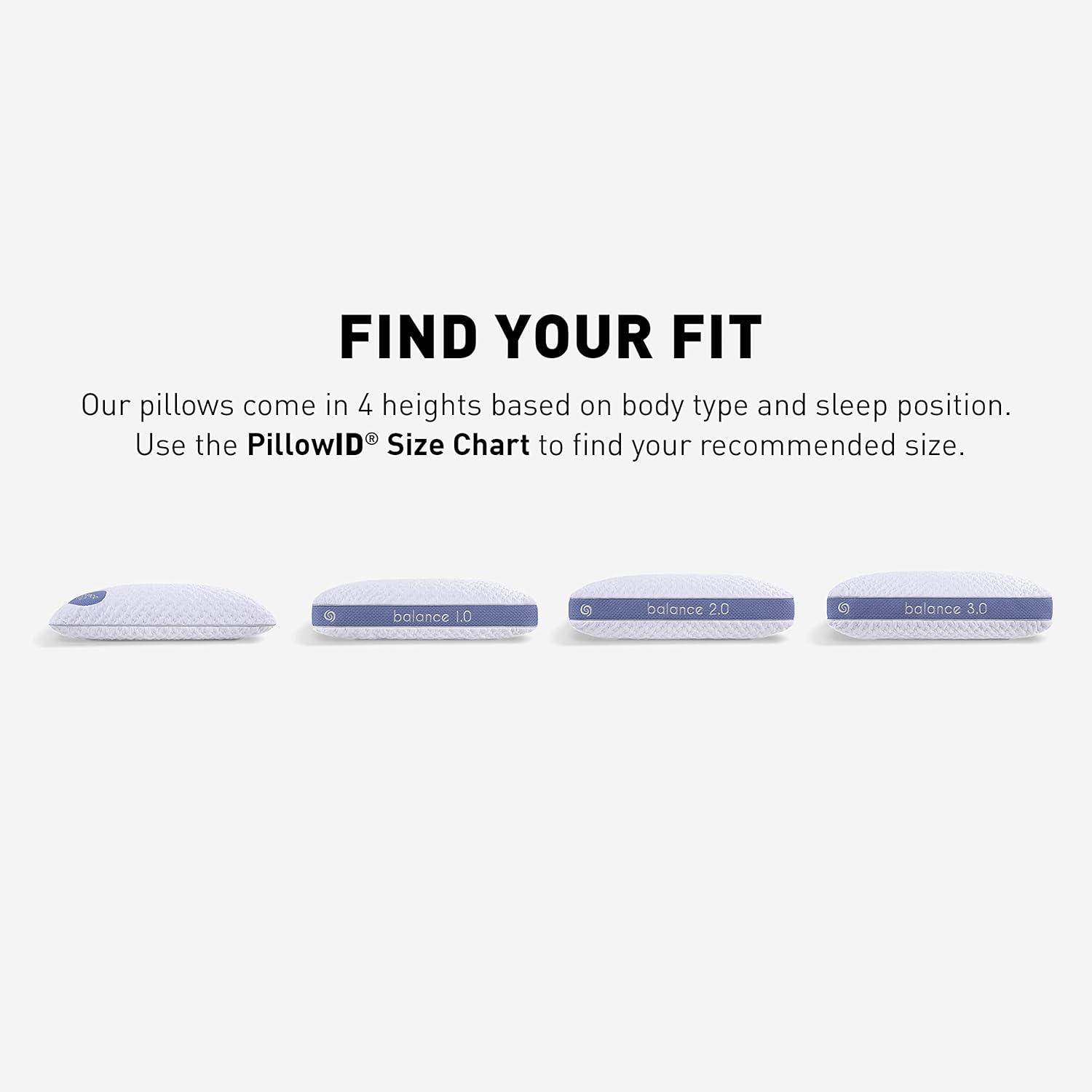 Bedgear Balance Performance Pillow - Medium - Moisture Wicking - All Sleep Positions