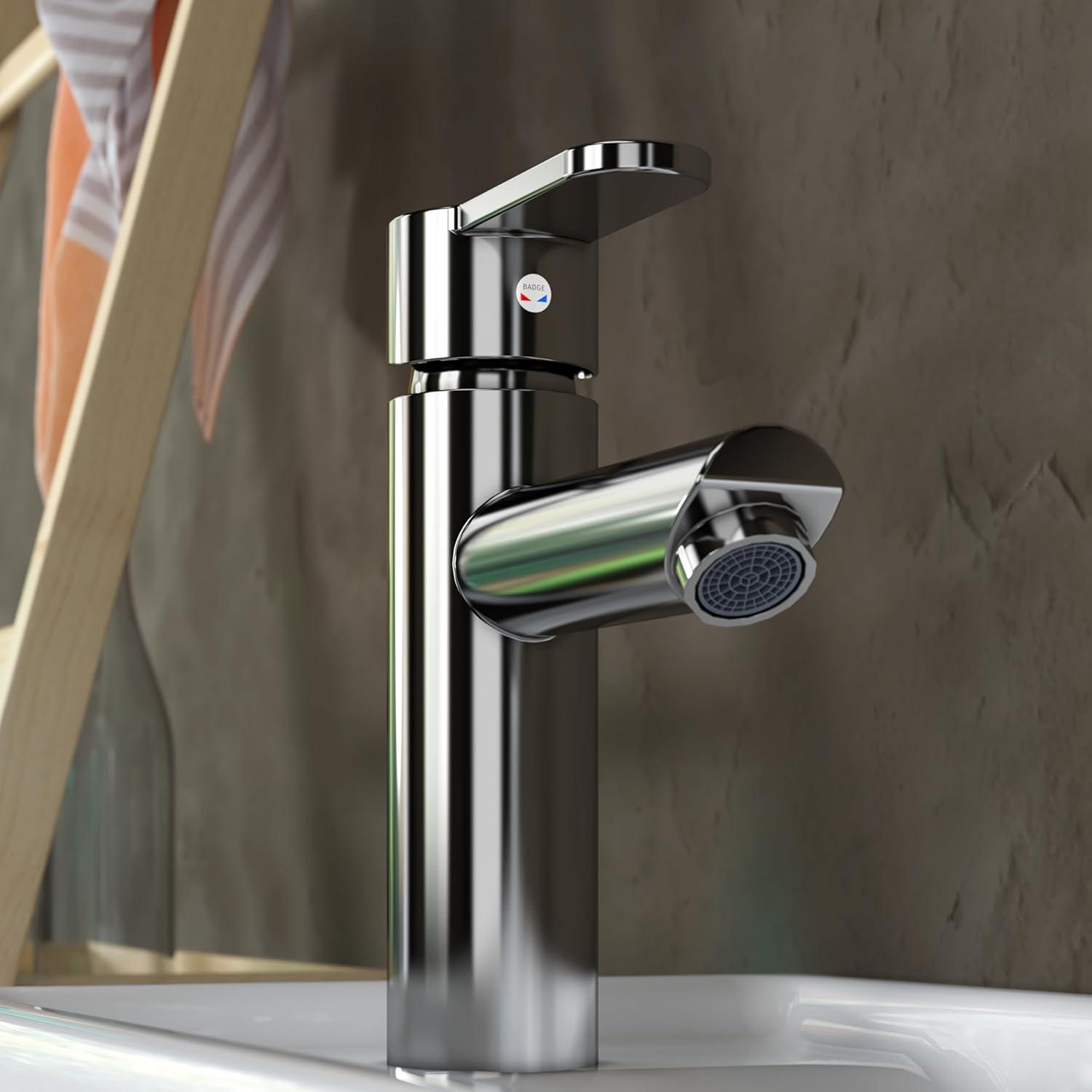 MEJE 16x13-inch Oval White Ceramic Vessel Sink,Modern Egg Shape Bowl, Above Counter Bathroom Vanity Sink