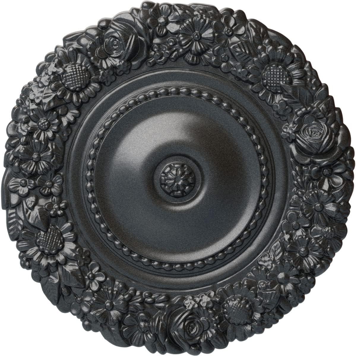 Ekena Millwork 21"OD x 2"P Marseille Ceiling Medallion (Fits Canopies up to 7 3/8")