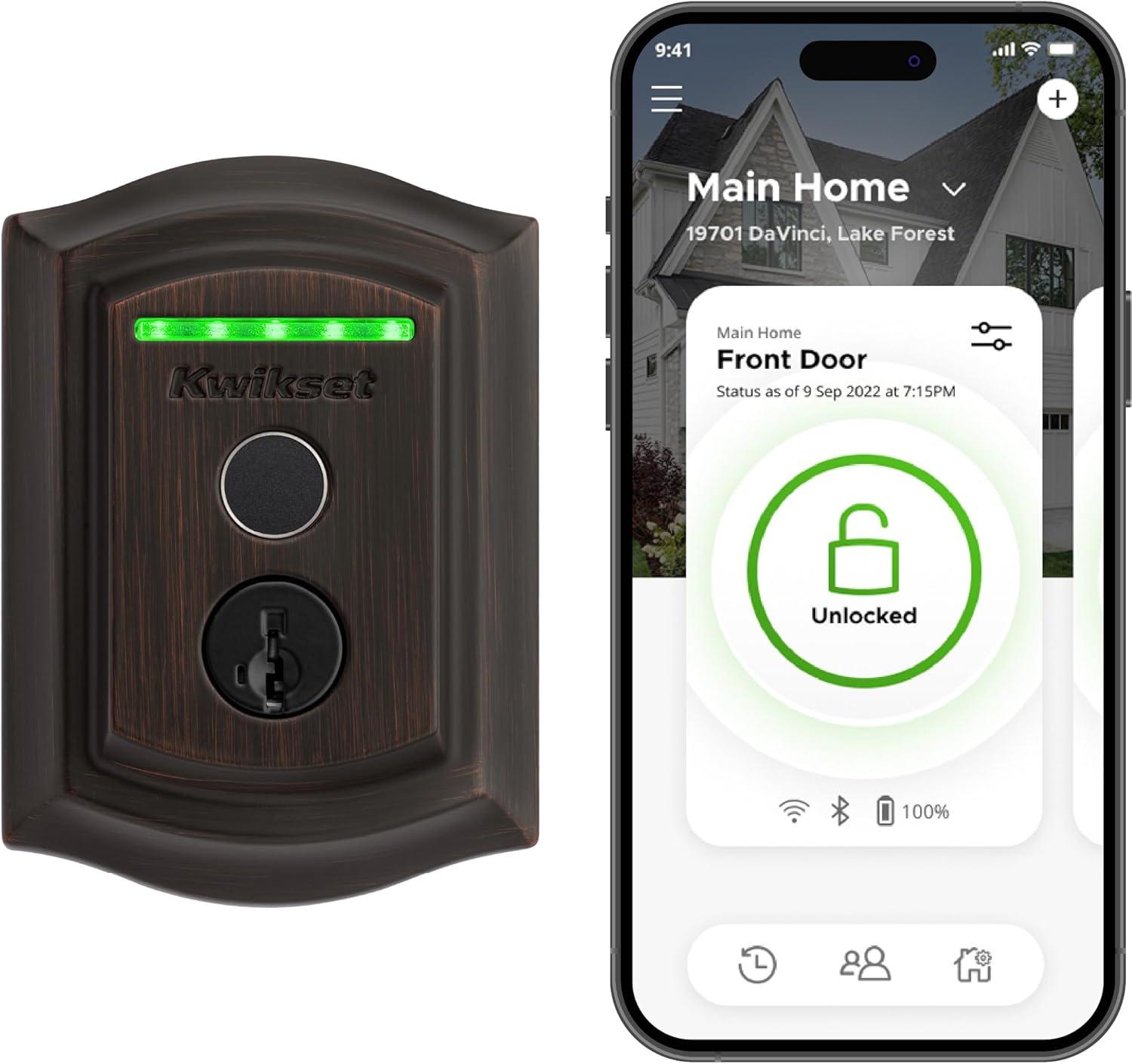 Halo Single Cylinder Keyless Electronic Smart Lock Deadbolt