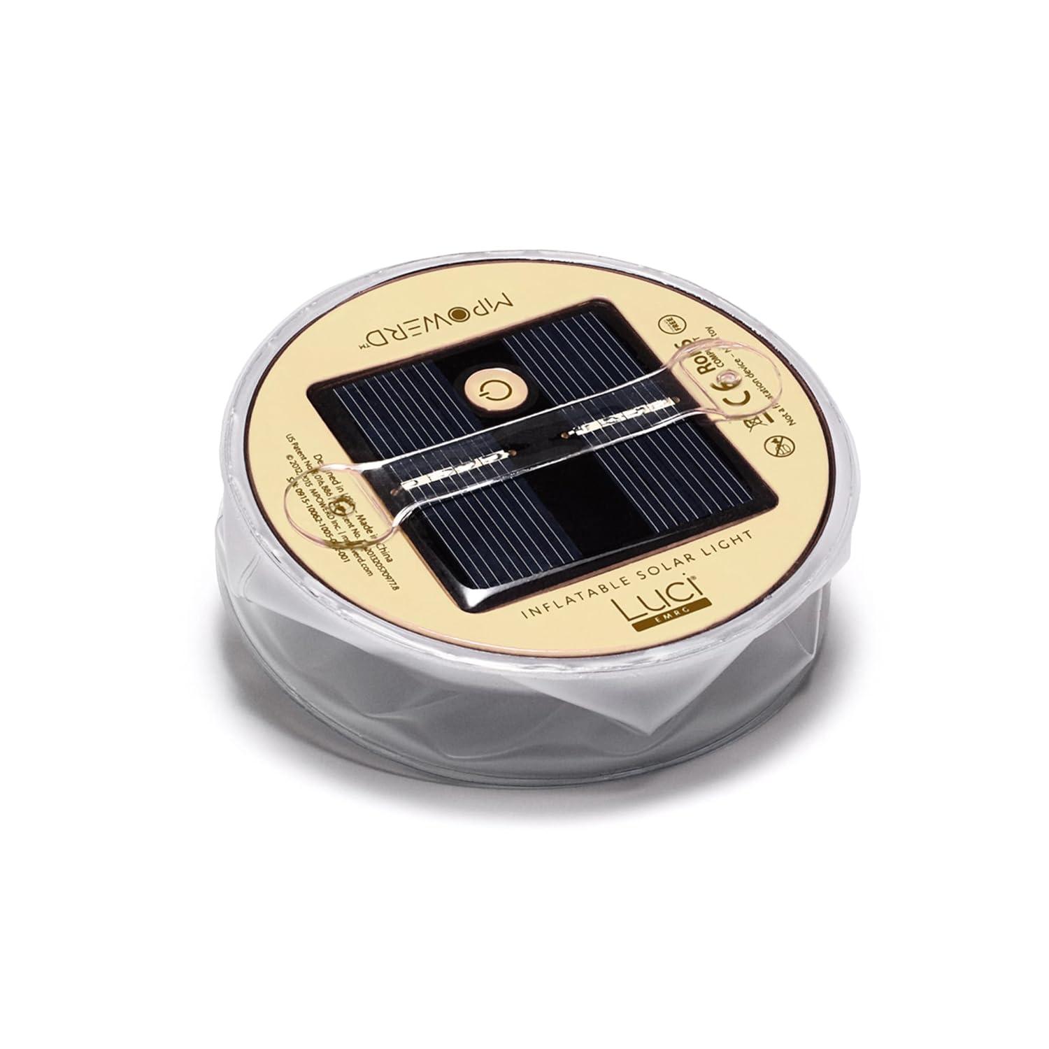 MPOWERD Luci Candle Solar Inflatable Rechargeable Flickering Flameless Waterproof Candle