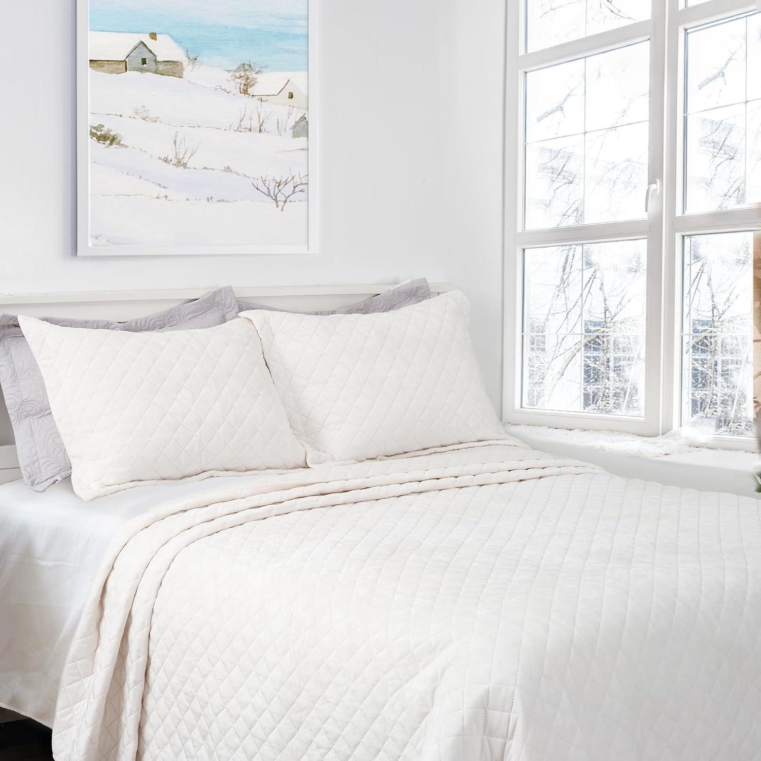 Royal Velvet Diamond Velvet Quilt Set