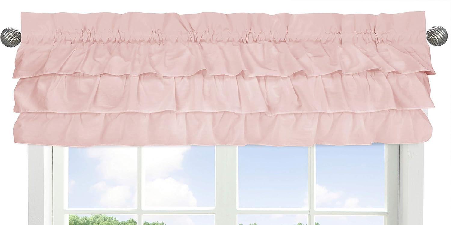 Sweet Jojo Designs Window Valance Treatment 54in. Harper Pink