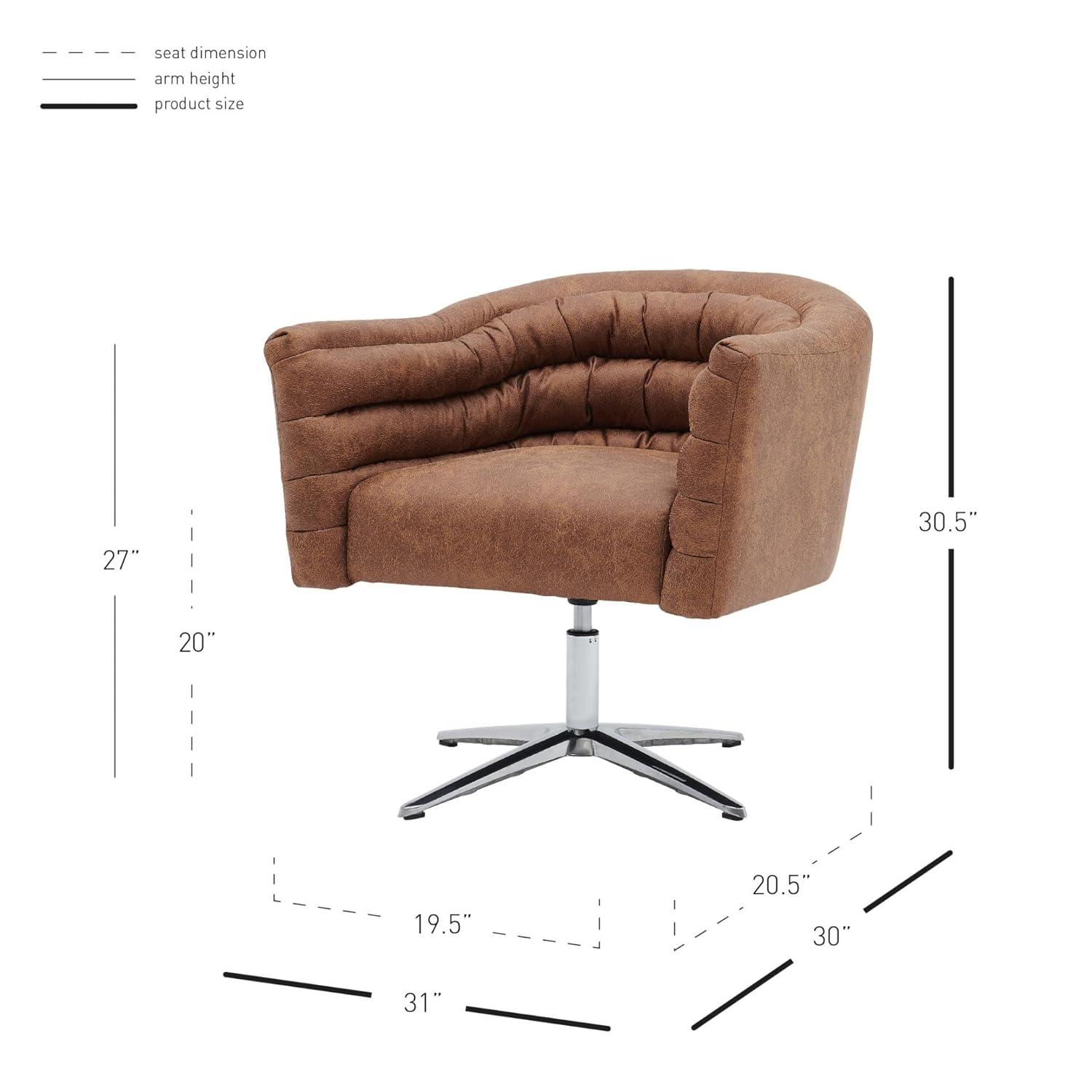 Holmes PU Leather Swivel Chair
