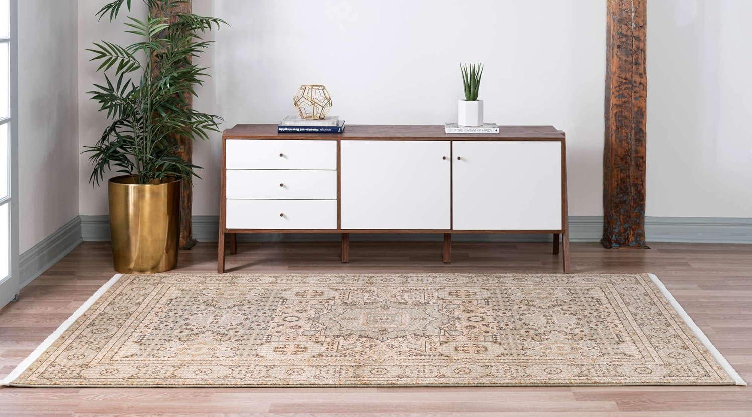 Unique Loom 9' 0 x 12' 0 Light Green Palace Taj Area Rug